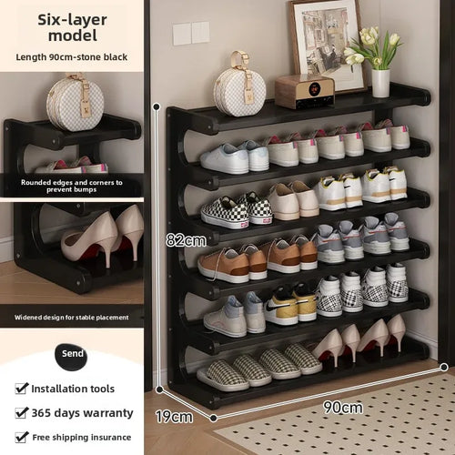 Armoire Porte-chaussures Organisateur de rangement Armoires de salon Étagère à chaussures