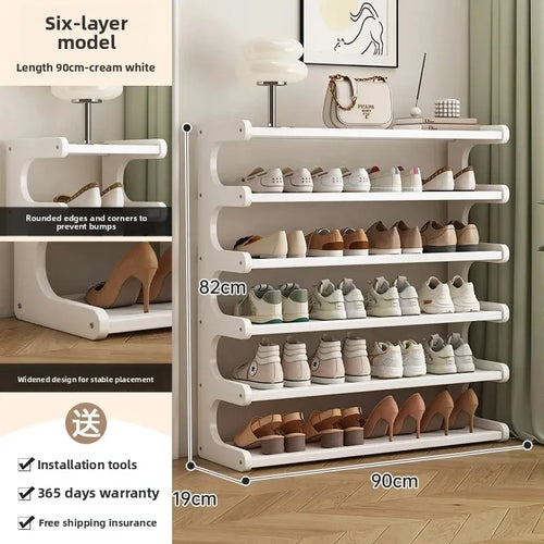 Armoire Porte-chaussures Organisateur de rangement Armoires de salon Étagère à chaussures